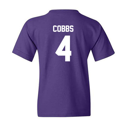 Kansas State - NCAA Football : Daniel Cobbs - Sports Shersey Youth T-Shirt-1