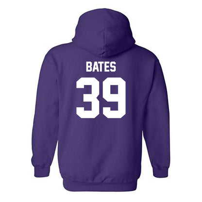 Kansas State - NCAA Football : Travis Bates - Sports Shersey Hooded Sweatshirt-1