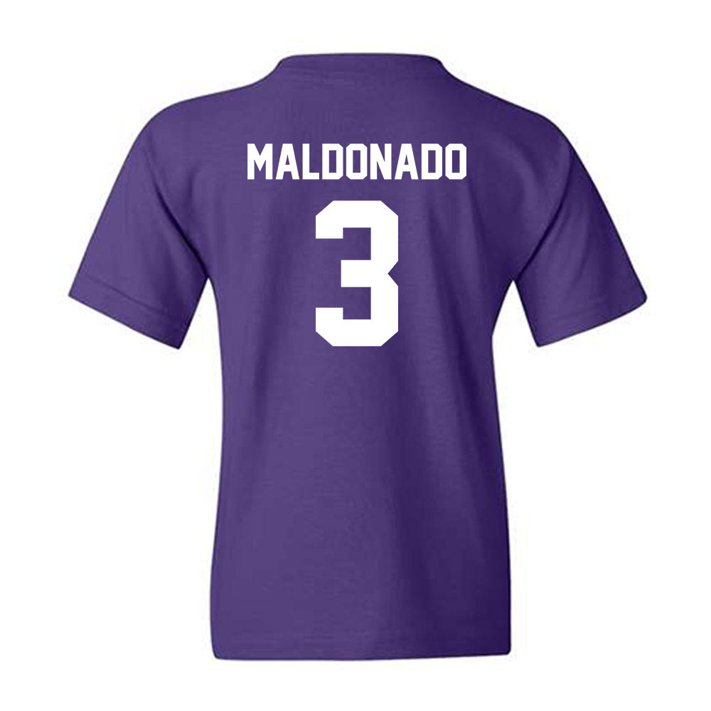 Kansas State - NCAA Football : Gunner Maldonado - Sports Shersey Youth T-Shirt-1
