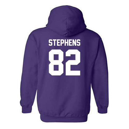 Kansas State - NCAA Football : Justin Stephens - Sports Shersey Hooded Sweatshirt-1