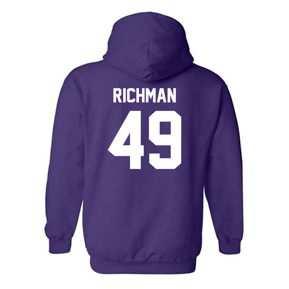 Kansas State - NCAA Football : Maguire Richman - Sports Shersey Hooded Sweatshirt-1