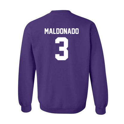 Kansas State - NCAA Football : Gunner Maldonado - Sports Shersey Crewneck Sweatshirt-1