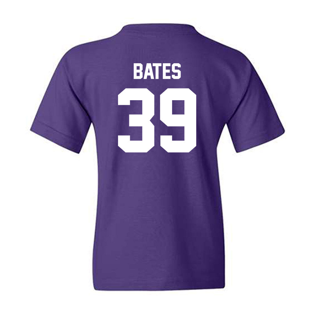 Kansas State - NCAA Football : Travis Bates - Sports Shersey Youth T-Shirt-1