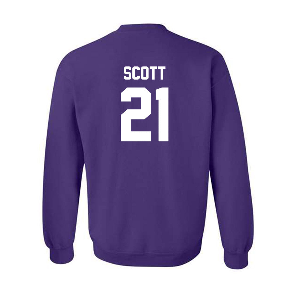Kansas State - NCAA Football : jojo scott - Sports Shersey Crewneck Sweatshirt-1