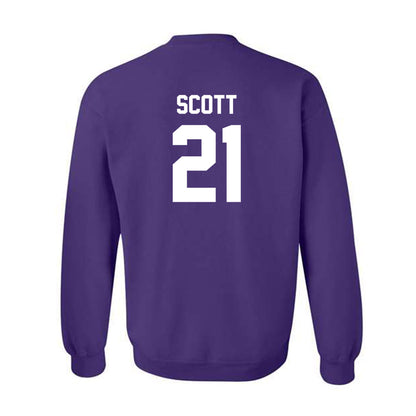 Kansas State - NCAA Football : jojo scott - Sports Shersey Crewneck Sweatshirt-1