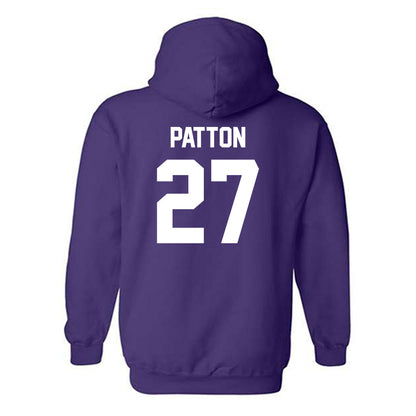 Kansas State - NCAA Football : Cub Patton - Sports Shersey Hooded Sweatshirt-1