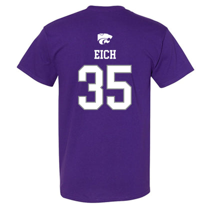 Kansas State - NCAA Baseball : Billy Eich - Sports Shersey T-Shirt-1