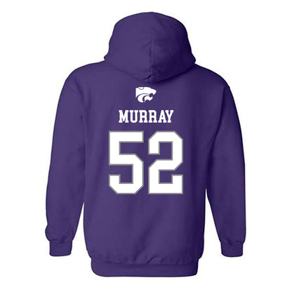 Kansas State - NCAA Baseball : Chandler Murray - Sports Shersey Hooded Sweatshirt-1