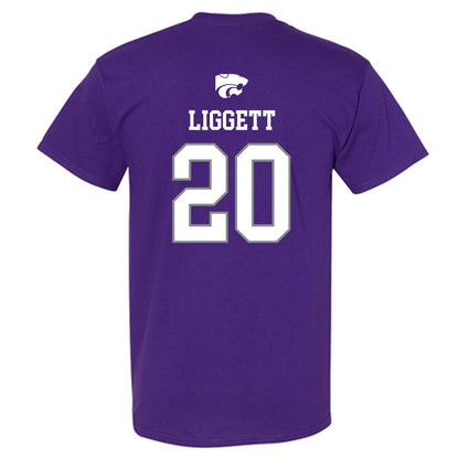 Kansas State - NCAA Baseball : Carson Liggett - Sports Shersey T-Shirt-1