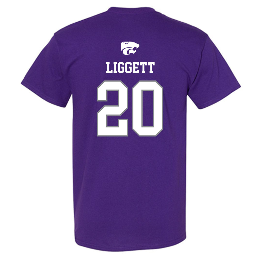 Kansas State - NCAA Baseball : Carson Liggett - Sports Shersey T-Shirt-1