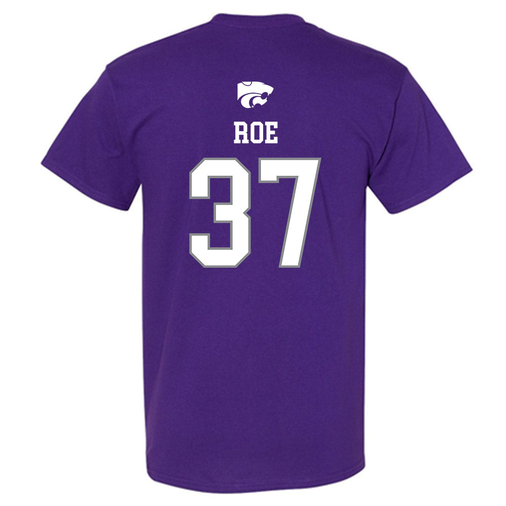 Kansas State - NCAA Baseball : Brody Roe - Sports Shersey T-Shirt-1