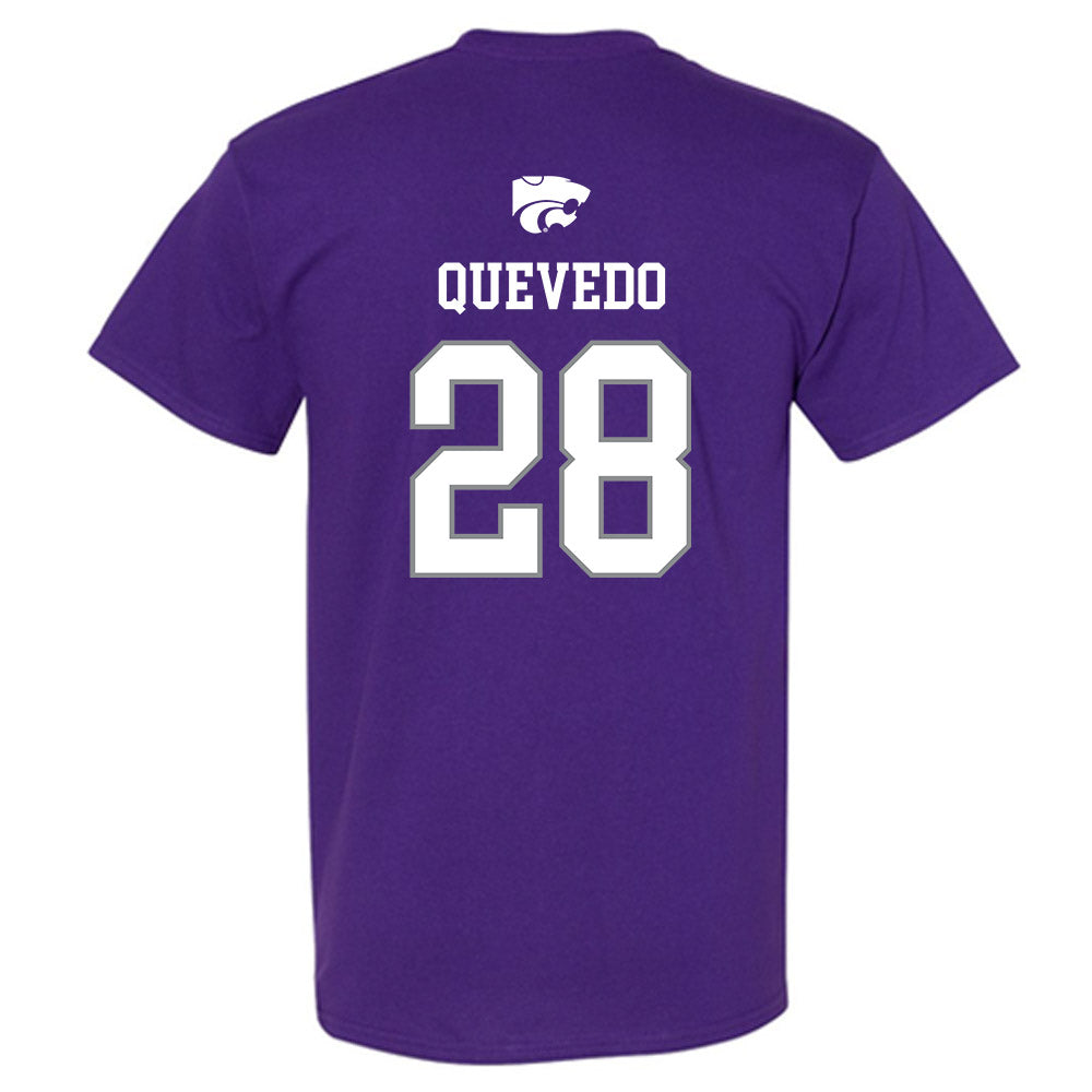 Kansas State - NCAA Baseball : Michael Quevedo - Sports Shersey T-Shirt-1