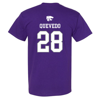 Kansas State - NCAA Baseball : Michael Quevedo - Sports Shersey T-Shirt-1