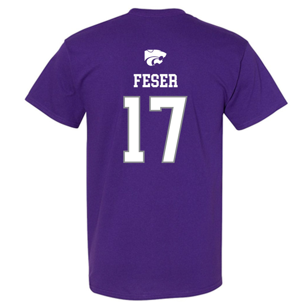 Kansas State - NCAA Baseball : Cohen Feser - Sports Shersey T-Shirt-1