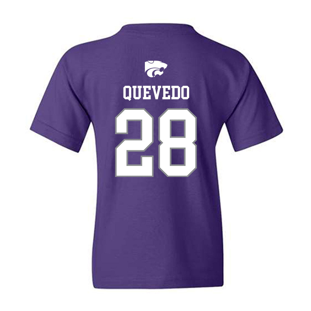 Kansas State - NCAA Baseball : Michael Quevedo - Sports Shersey Youth T-Shirt-1