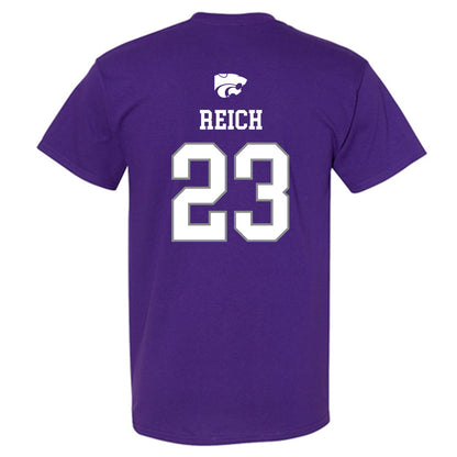 Kansas State - NCAA Baseball : Jonah Reich - Sports Shersey T-Shirt-1