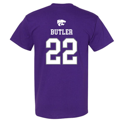 Kansas State - NCAA Baseball : Tazwell Butler - Sports Shersey T-Shirt-1