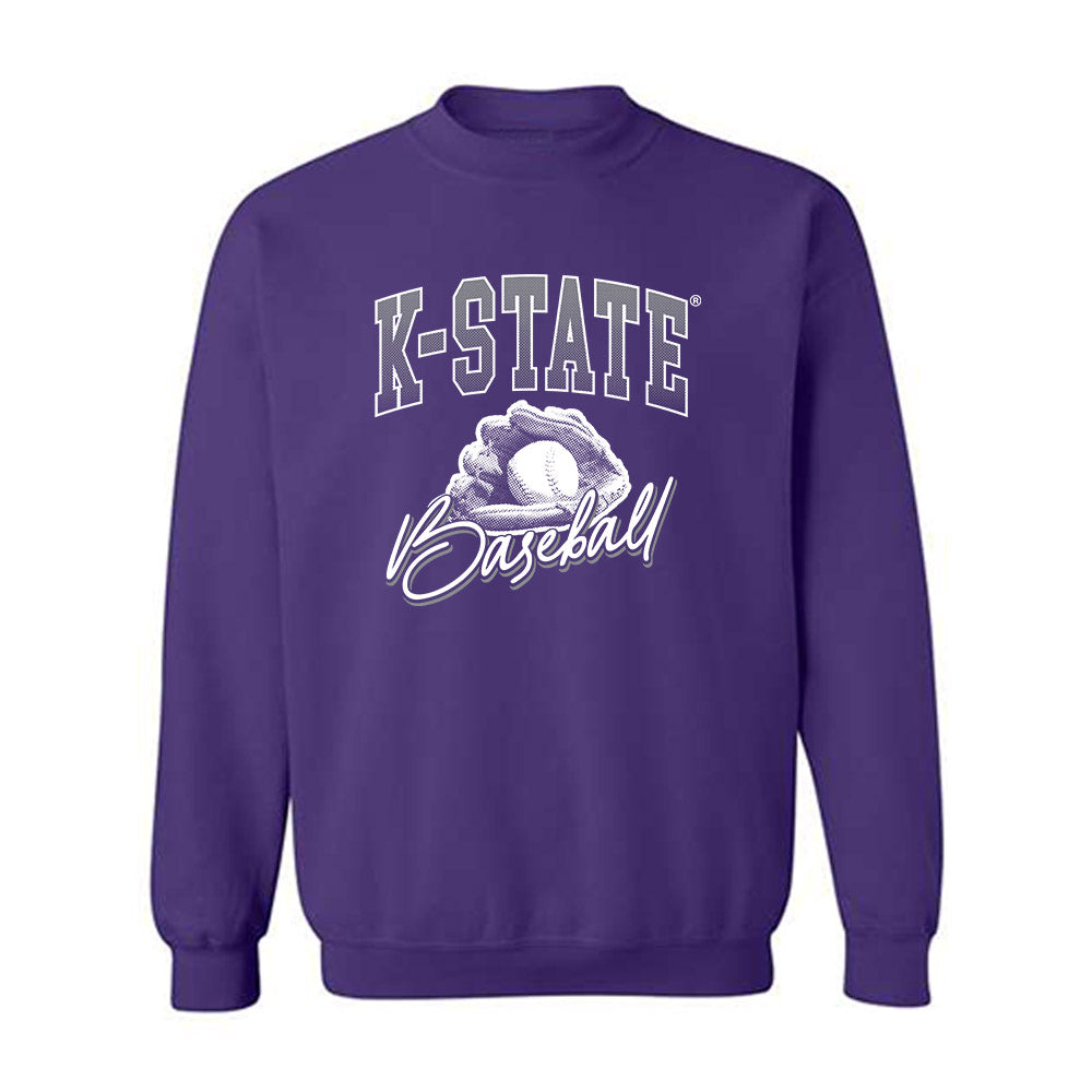 Kansas State - NCAA Baseball : Adan Longoria - Sports Shersey Crewneck Sweatshirt-0