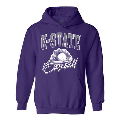Kansas State - NCAA Baseball : Austin Haley - Sports Shersey Hooded Sweatshirt-0