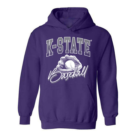 Kansas State - NCAA Baseball : Adan Longoria - Sports Shersey Hooded Sweatshirt-0