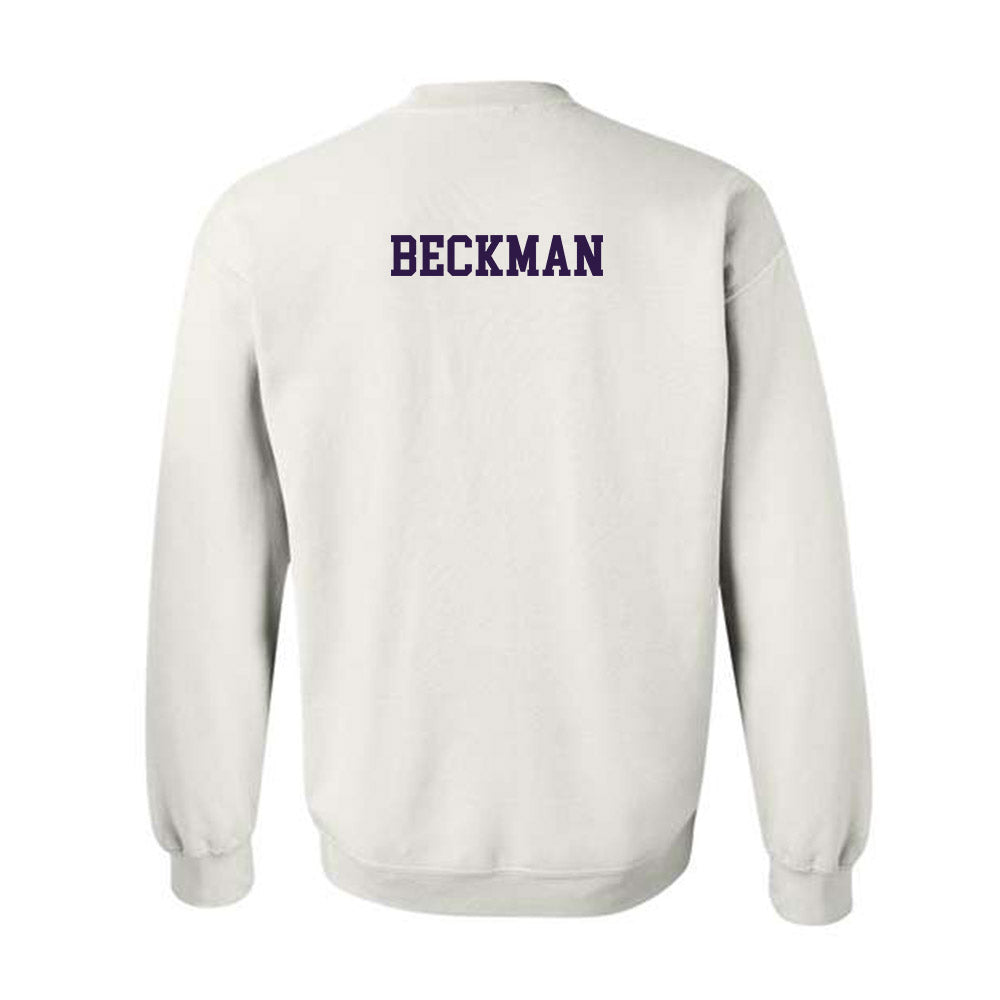 Kansas State - NCAA Men's Track & Field : Logan Beckman - Sports Shersey Crewneck Sweatshirt-1