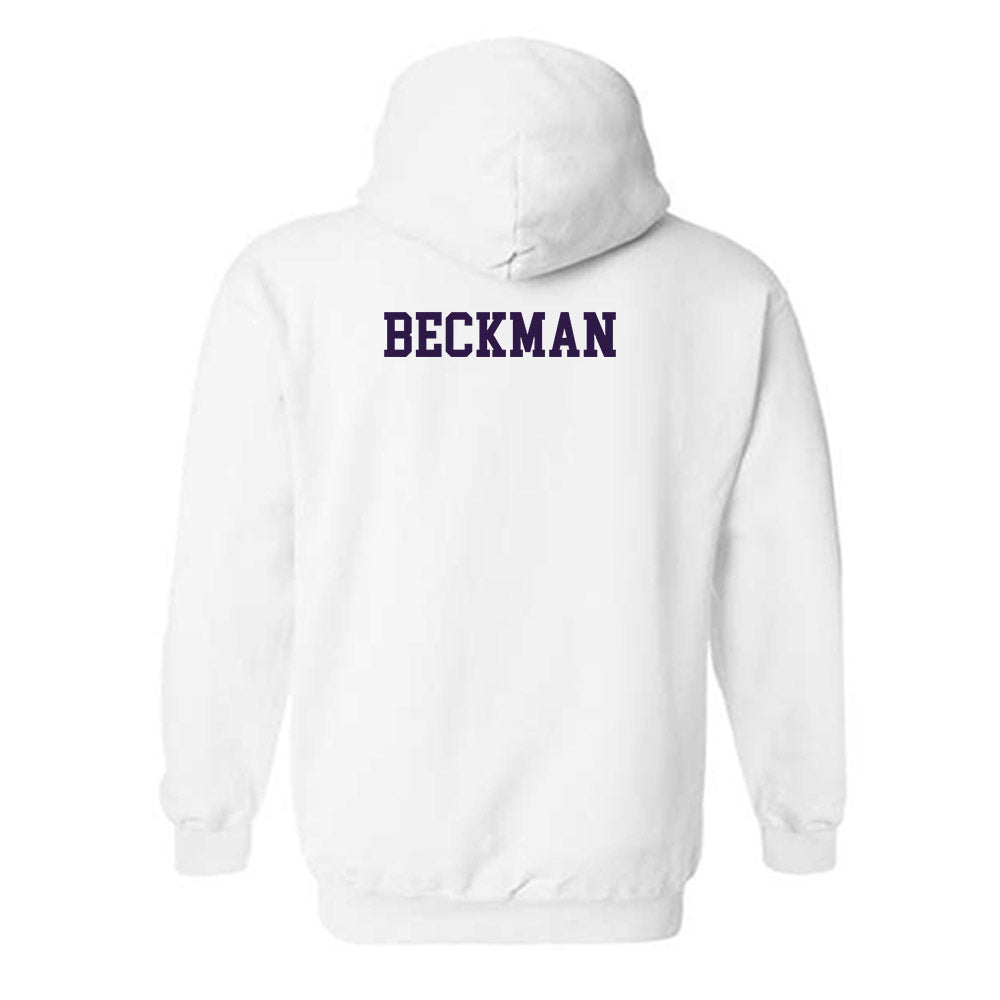 Kansas State - NCAA Men's Track & Field : Logan Beckman - Sports Shersey Hooded Sweatshirt-1