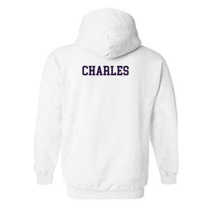 Kansas State - NCAA Men's Track & Field : Dorian Charles - Sports Shersey Hooded Sweatshirt-1