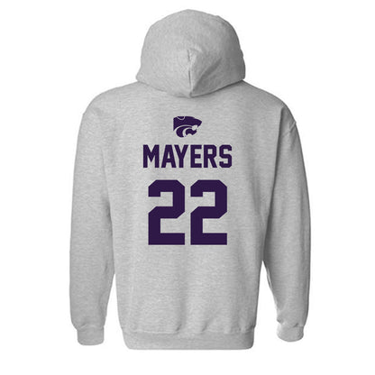 Kansas State - NCAA Women's Soccer : Langley Mayers - Sports Shersey Hooded Sweatshirt-1