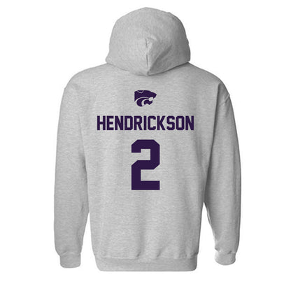 Kansas State - NCAA Women's Soccer : lily hendrickson - Sports Shersey Hooded Sweatshirt-1