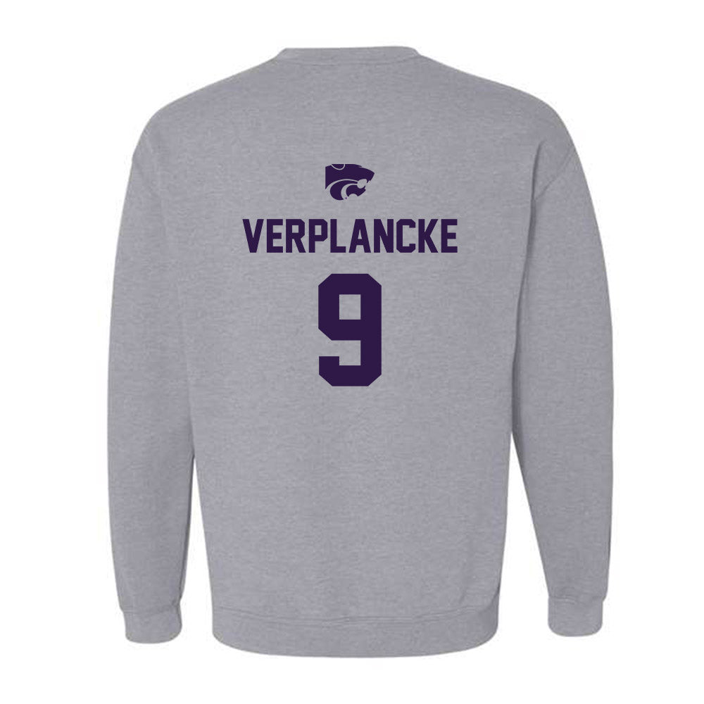 Kansas State - NCAA Women's Soccer : Jenna Verplancke - Sports Shersey Crewneck Sweatshirt-1