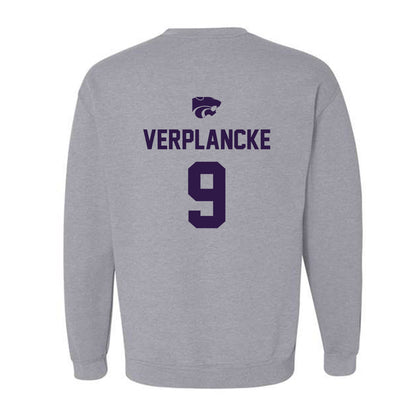 Kansas State - NCAA Women's Soccer : Jenna Verplancke - Sports Shersey Crewneck Sweatshirt-1