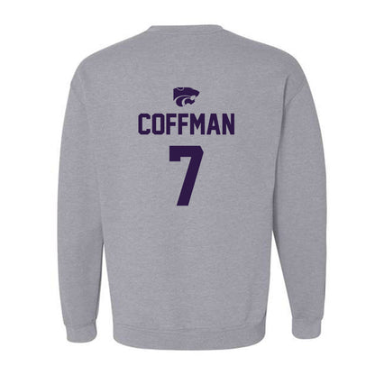 Kansas State - NCAA Women's Soccer : Sydney Coffman - Sports Shersey Crewneck Sweatshirt-1