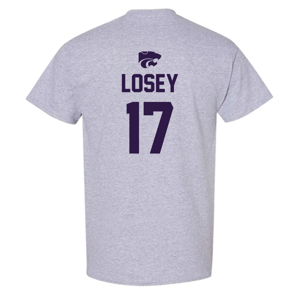 Kansas State - NCAA Women's Soccer : Jordan Losey - Sports Shersey T-Shirt-1