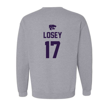 Kansas State - NCAA Women's Soccer : Jordan Losey - Sports Shersey Crewneck Sweatshirt-1
