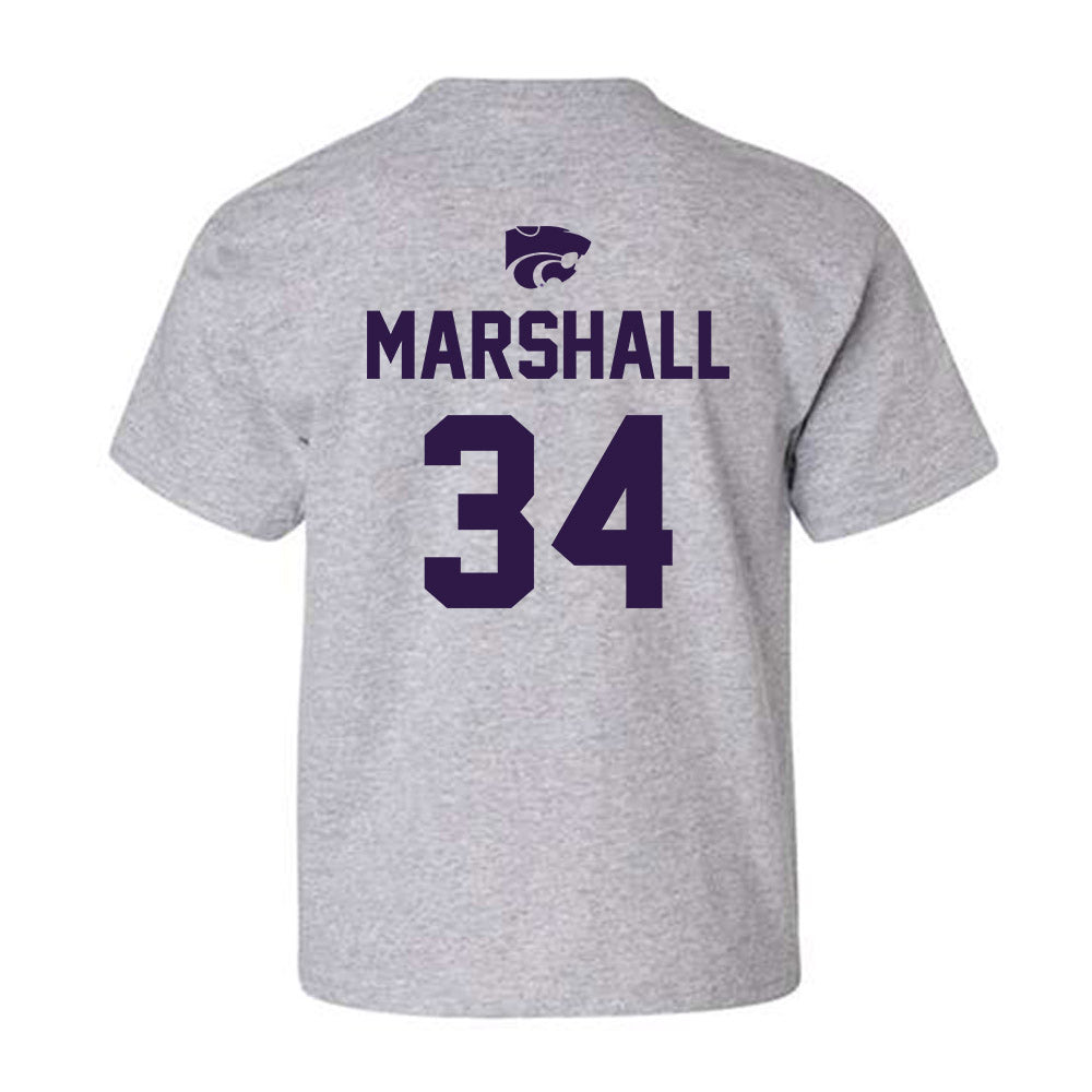 Kansas State - NCAA Women's Soccer : Allison Marshall - Sports Shersey Youth T-Shirt-1