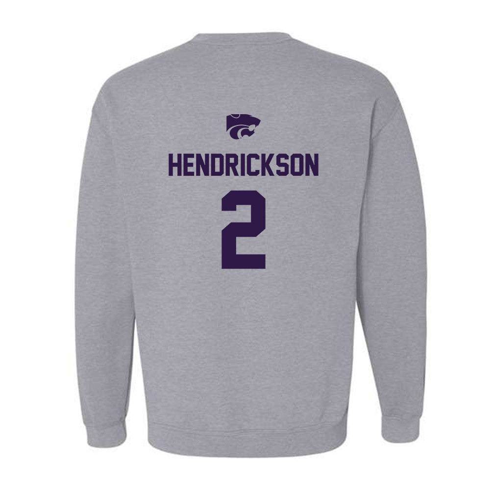 Kansas State - NCAA Women's Soccer : lily hendrickson - Sports Shersey Crewneck Sweatshirt-1