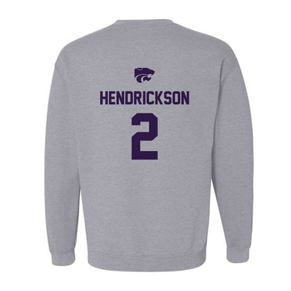 Kansas State - NCAA Women's Soccer : lily hendrickson - Sports Shersey Crewneck Sweatshirt-1