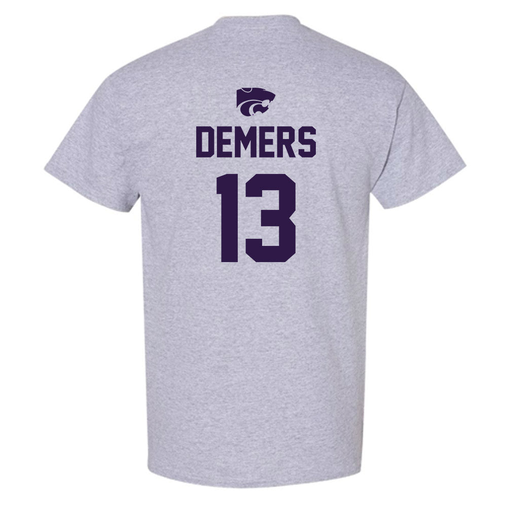 Kansas State - NCAA Women's Soccer : Gabby DeMers - Sports Shersey T-Shirt-1