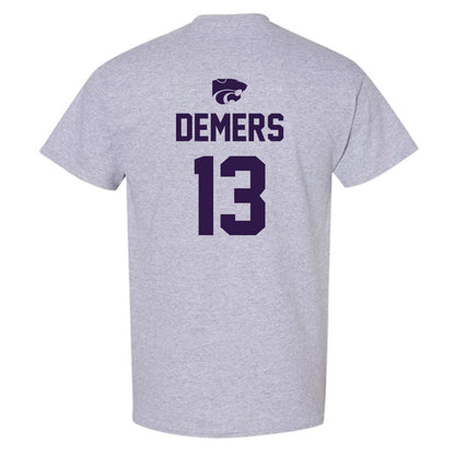 Kansas State - NCAA Women's Soccer : Gabby DeMers - Sports Shersey T-Shirt-1
