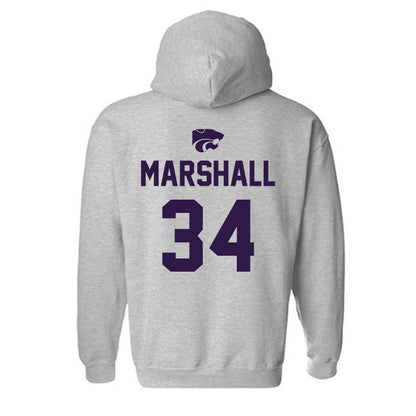 Kansas State - NCAA Women's Soccer : Allison Marshall - Sports Shersey Hooded Sweatshirt-1