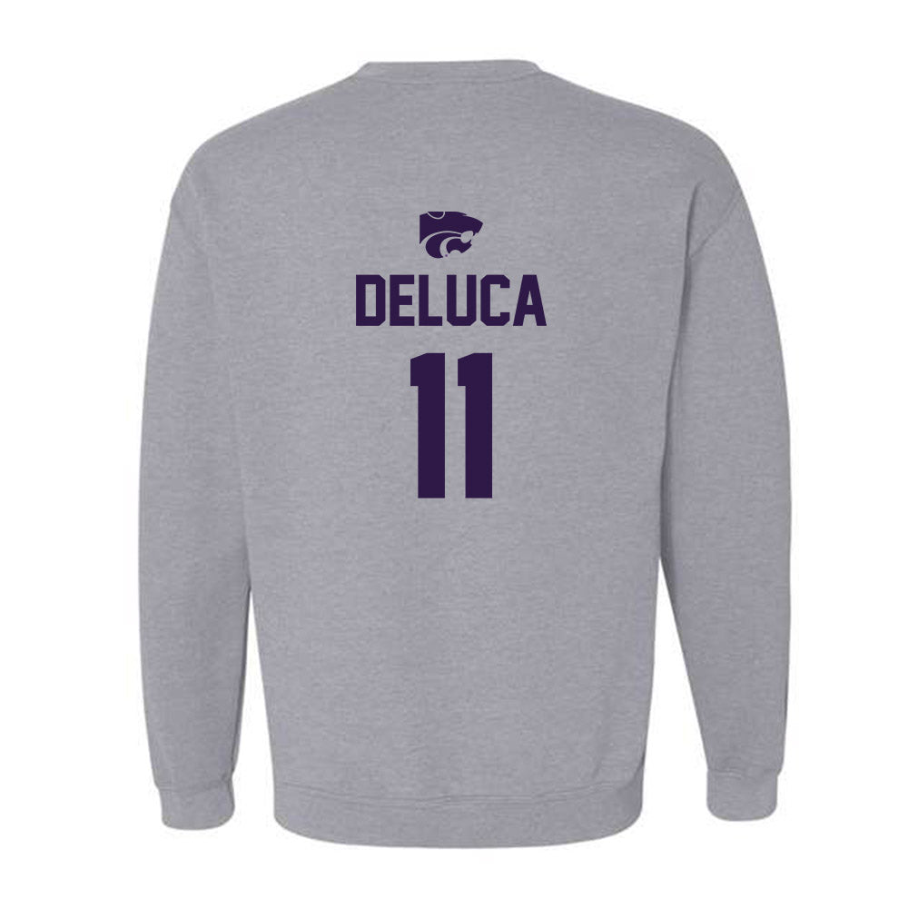 Kansas State - NCAA Women's Soccer : Emerson DeLuca - Sports Shersey Crewneck Sweatshirt-1