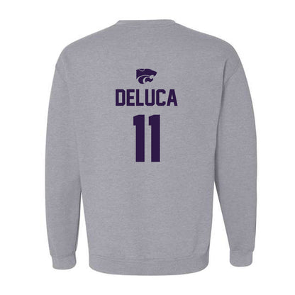 Kansas State - NCAA Women's Soccer : Emerson DeLuca - Sports Shersey Crewneck Sweatshirt-1