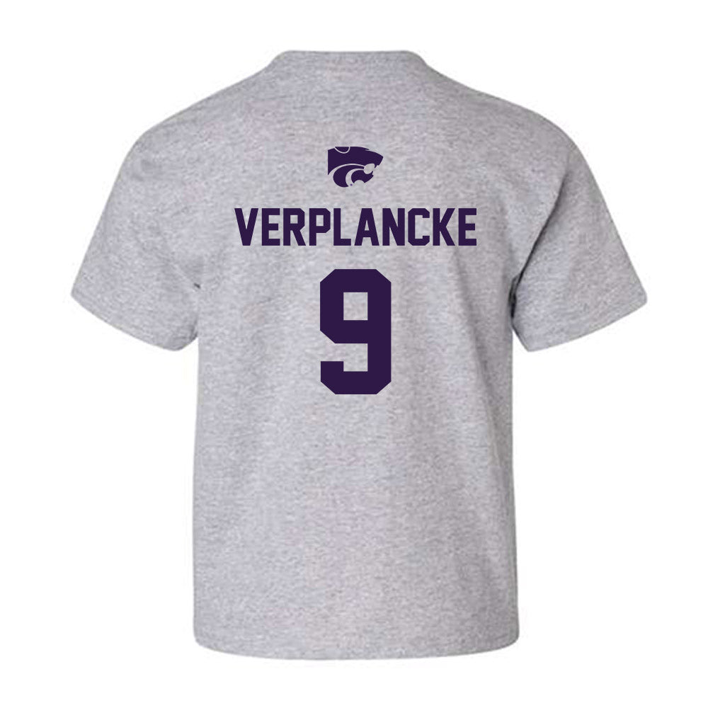 Kansas State - NCAA Women's Soccer : Jenna Verplancke - Sports Shersey Youth T-Shirt-1