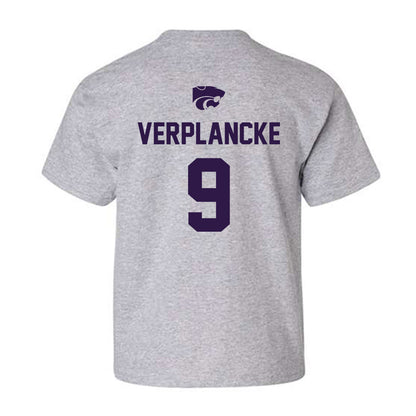Kansas State - NCAA Women's Soccer : Jenna Verplancke - Sports Shersey Youth T-Shirt-1