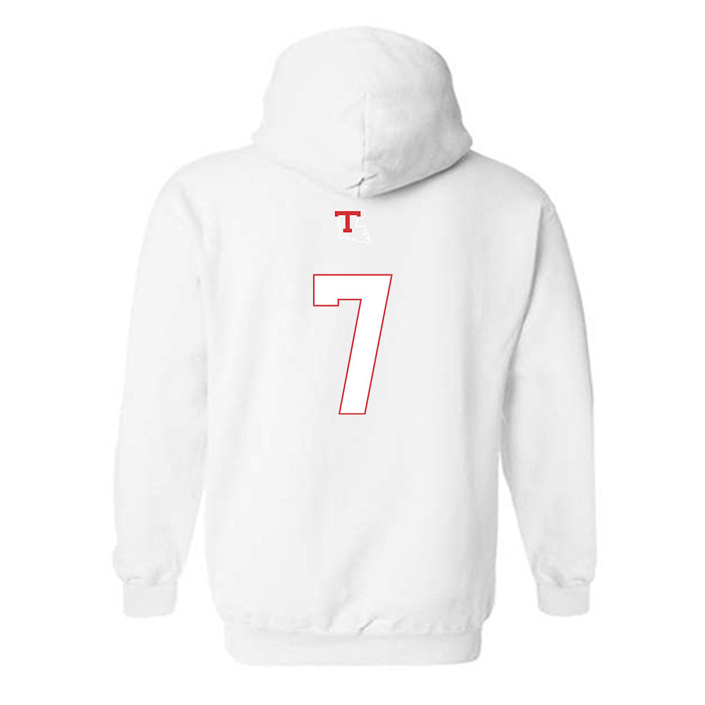 LA Tech - NCAA Softball : Ruby Fidge - Generic Shersey Hooded Sweatshirt-1