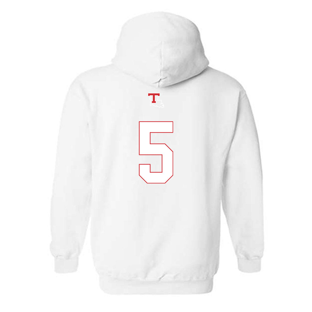 LA Tech - NCAA Softball : Addison Snyder - Generic Shersey Hooded Sweatshirt-1