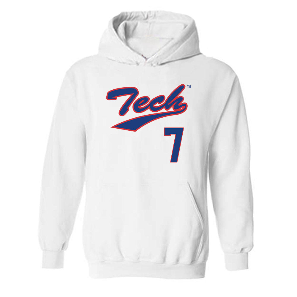 LA Tech - NCAA Softball : Ruby Fidge - Generic Shersey Hooded Sweatshirt-0
