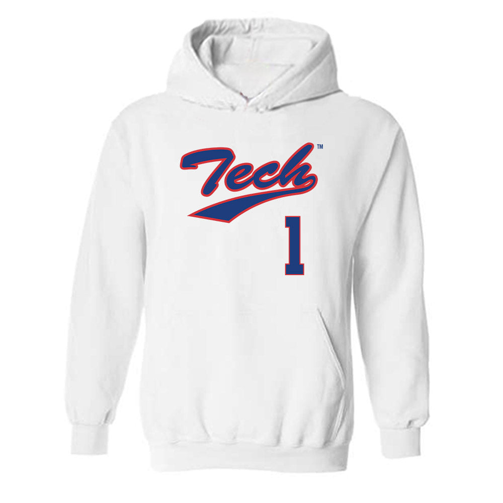 LA Tech - NCAA Softball : Alannah Rogers - Generic Shersey Hooded Sweatshirt-0