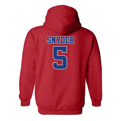 LA Tech - NCAA Softball : Addison Snyder - Sports Shersey Hooded Sweatshirt-1