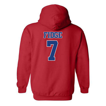 LA Tech - NCAA Softball : Ruby Fidge - Sports Shersey Hooded Sweatshirt-1